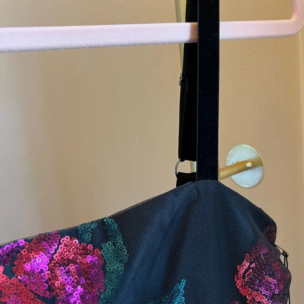 NWT Revolve PARKER BLACK LABEL Midi Beaded Sequin Gown Size 4 Helena Combo $598 - Picture 8 of 11